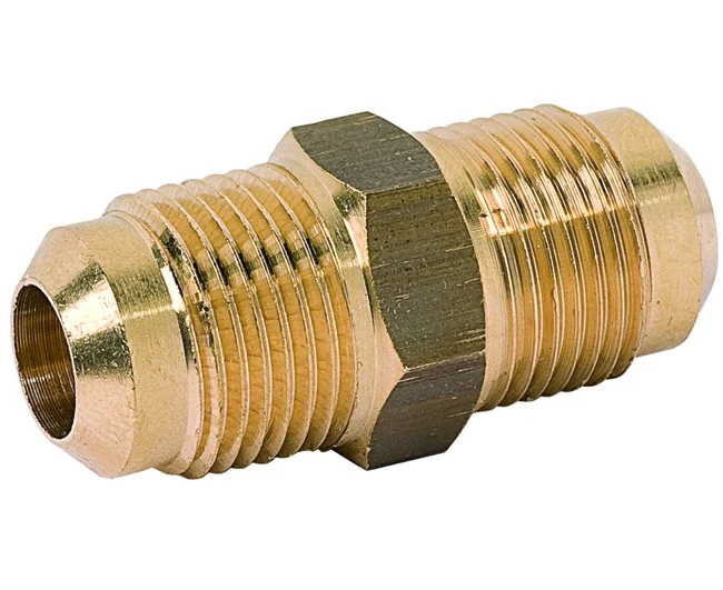 Giunto Ottone Maschio Maschio Per Condizionamento 3/8 Pettinaroli