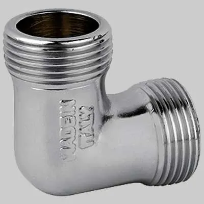 Gomito Maschio/Maschio Cromato 3/4 Made Italy