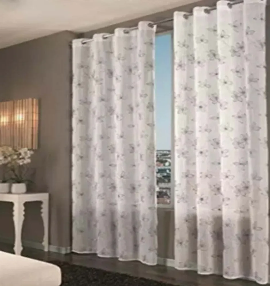 HOME COLLECTIONS - TENDA GIGLIO CON ANELLI 140X280CM GRIGIO