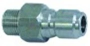 innesto maschio baionetta tipo dn13 inox attacco 3/8" m