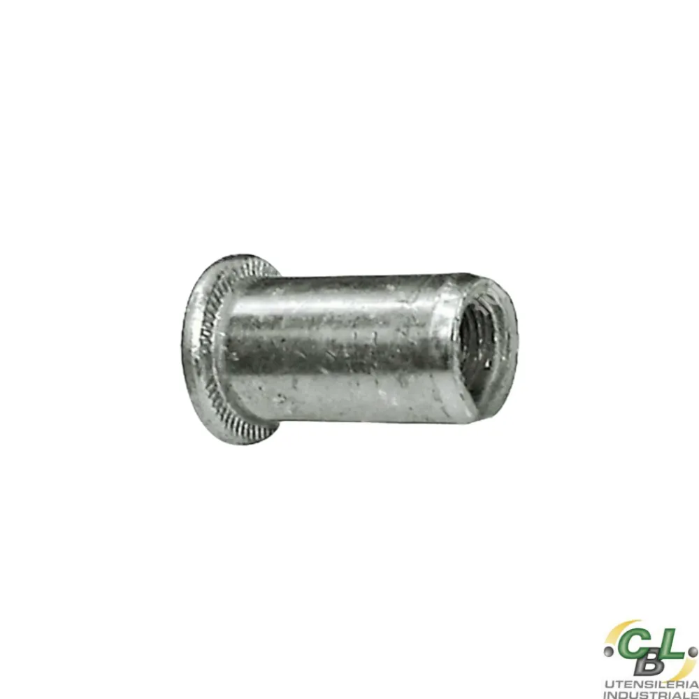 INSERTI ACCIAIO M8TP CORTO BLISTER - CONF. 100PZ
