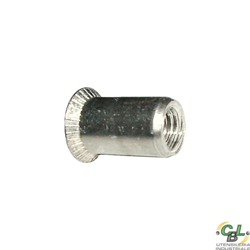 INSERTI ALLUMINIO M6TS CORTO - CONF. 100PZ