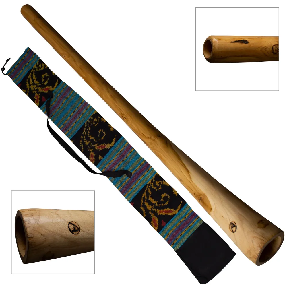 Legno Didgeridoo 130cm – Inclusa Robusta Borsa per il Trasporto