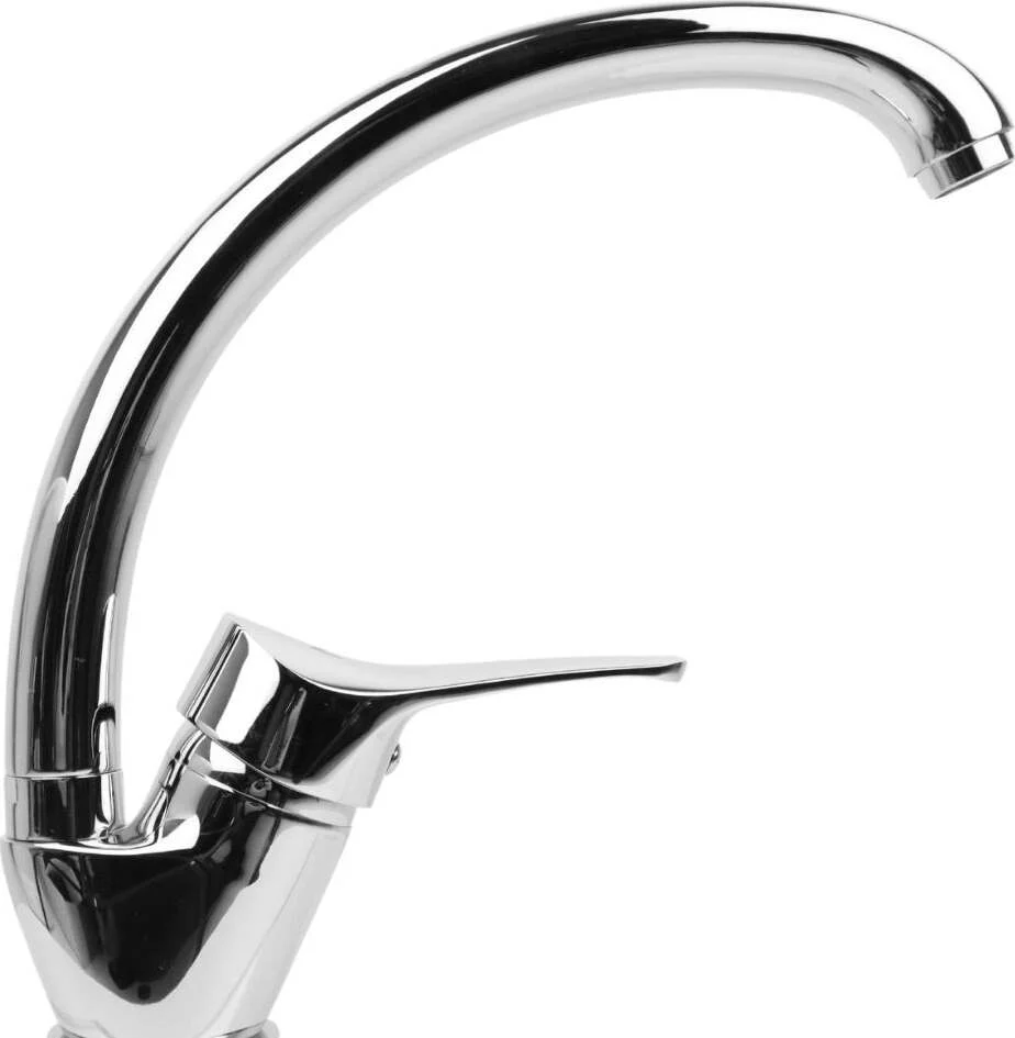 Miscelatore Monoforo Ottone per Lavello Cucina Funny Erogazione Orientabile