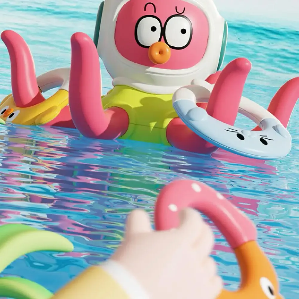 Octopus Water Fun™ – Prendete ma! – Lanciatore di anelli Octopus