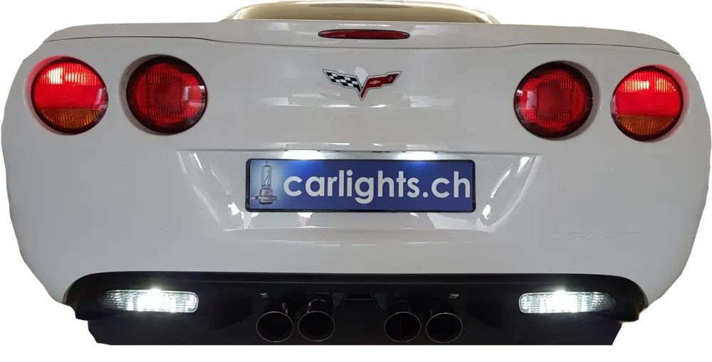P21W - BA15S-1156 canbus star LED Swiss Made 12-30V luce di retromarcia 2 pz.