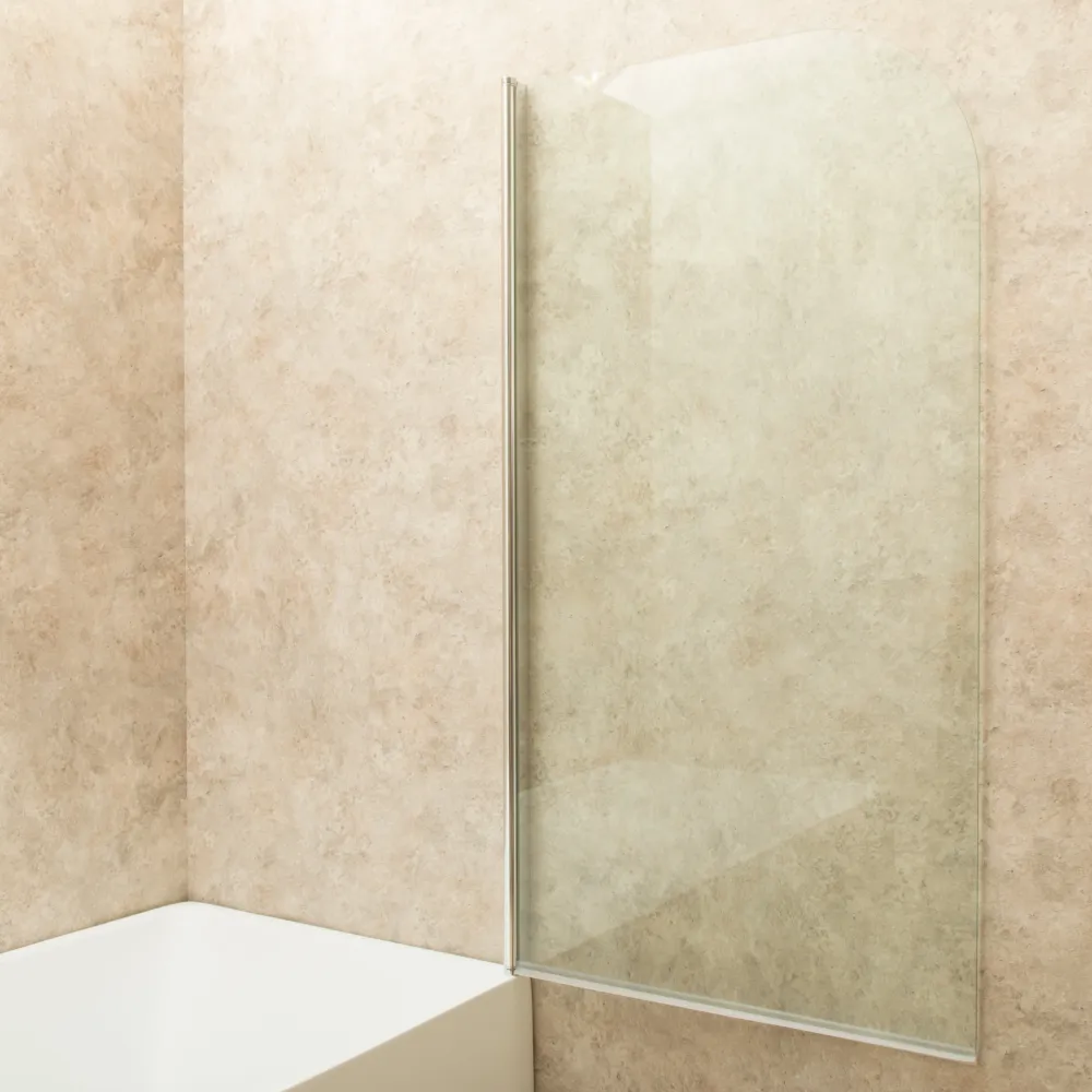 Parete Sopravasca Vetro da 80cm Reversibile Girevole e pieghevole