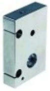 parte laterale per sfogliatrice pos. di montaggio inferiore sx lar. 25mm l 122mm