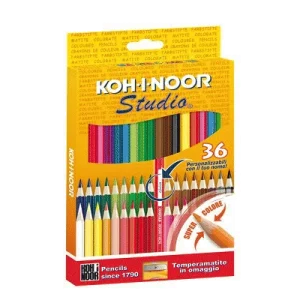 PASTELLI STUDIO ESAGONALE 2,9mm pz 36 ASSORTITO