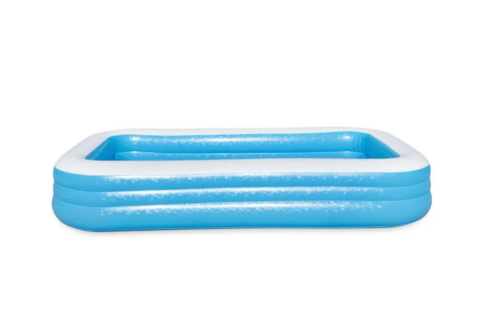 Piscina gonfiabile rettangolare 3 anelli 305x183x56CM