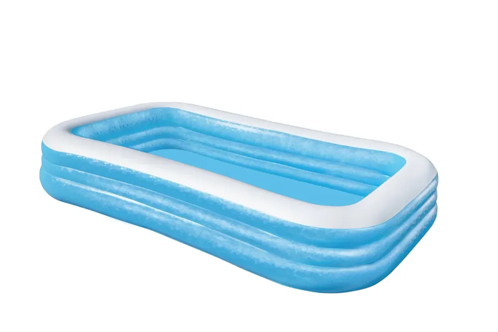 Piscina gonfiabile rettangolare 3 anelli 305x183x56CM