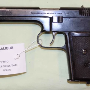 Pistola CZ Modello 38 Calibro 9 Corto