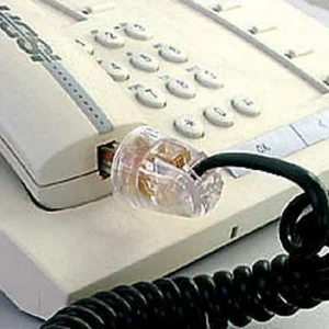 Plug Telefonico RJ11 Maschio 4 Poli 4 Contatti Antiattorcigliamento