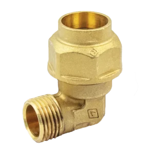 Raccordo gomito maschio 50x1"1/2" per tubo PE