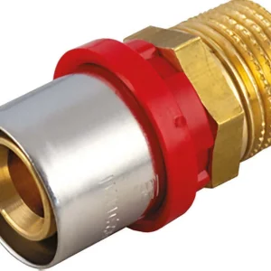 RACCORDO PRESSARE DIRITTO '1650CT' 26 x 3/4 - maschio Tiemme