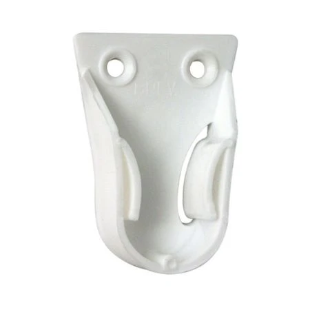 Reggitubo Laterale Per Tubo Tondo 18 Mm Colore Bianco Confezione 250 Pezzi Plastica Per Armadi Koncreto