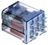 rele di potenza 24vac 16a 3co attacco faston maschio 6,3mm spina 250v