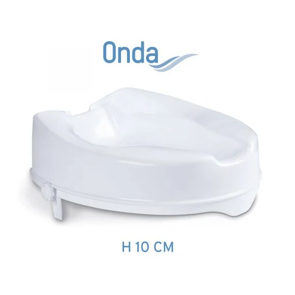Rialzo per water con blocco laterale, senza coperchio h 10cm – Onda