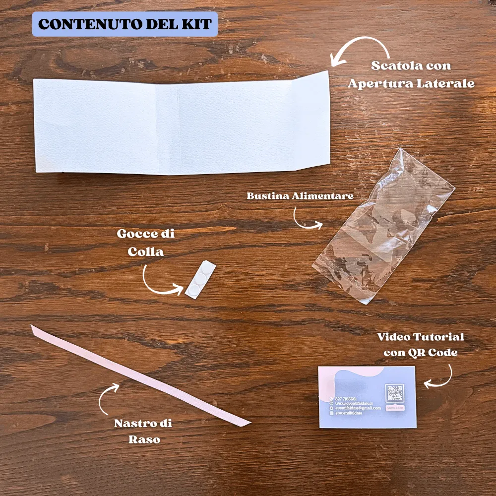 Scatola Apertura Laterale Scarpette Azzurro