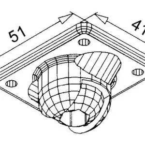 Scatole di derivazione poliammide per barra esagonale da 10 mm - Grigio