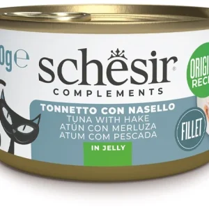 Schesir Gatto Tonnetto con Nasello Jelly 70g Lattina