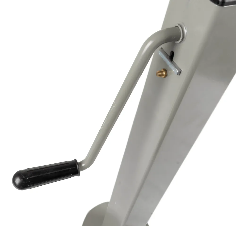 Servotimone con manovella laterale 60x565mm portata 800kg