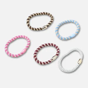 Set di 5 elastici per capelli - Multicolor