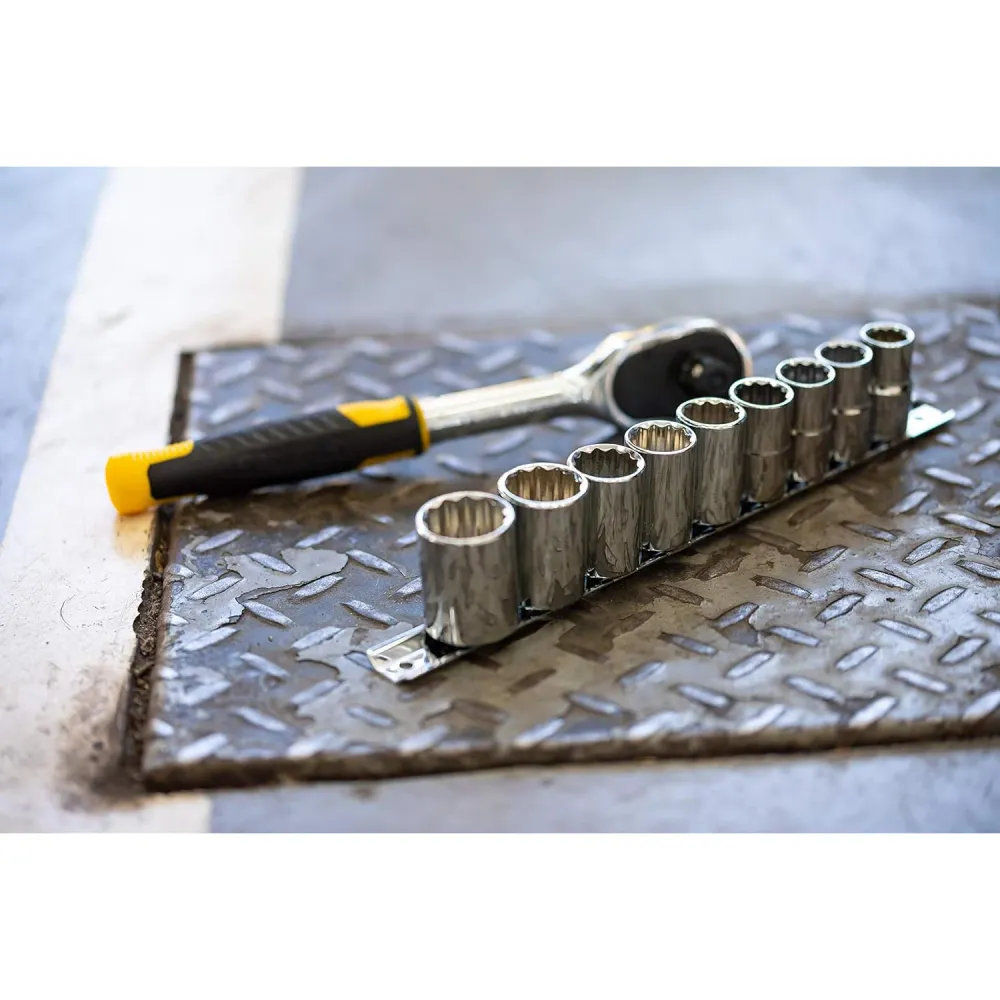 Set 11 pezzi Stanley con cricchetto attacco 1/4" e chiavi bussola