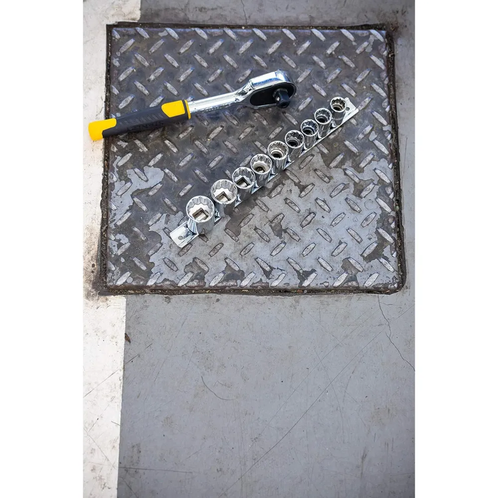Set 11 pezzi Stanley con cricchetto attacco 1/4" e chiavi bussola