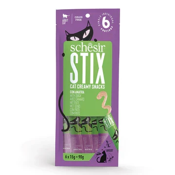 Snack gatto crema anatra 90g busta