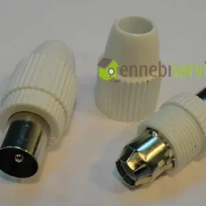 Spina antenna tv coassiale d 9.5mm maschio Universale