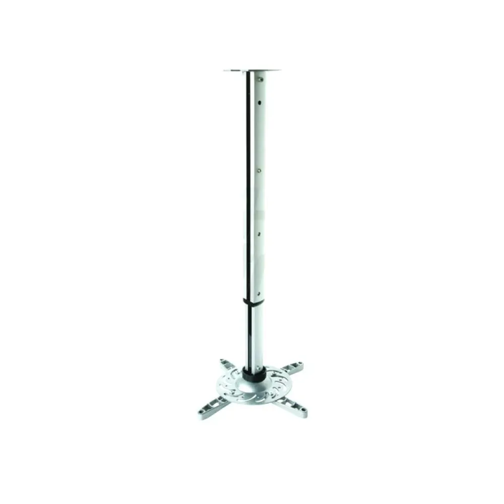 Staffa proiettore da soffitto orientabile 360°, estensibile 60 - 102cm portata 15kg