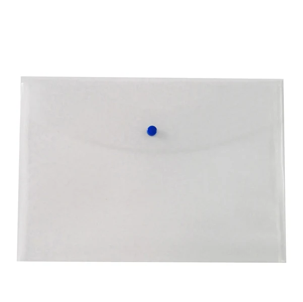 STARLINE - 1318001 INCOLORE - Busta con bottone - A4 - PP - trasparente neutro - Starline - STL7300 - Conf. da 5 Pz.