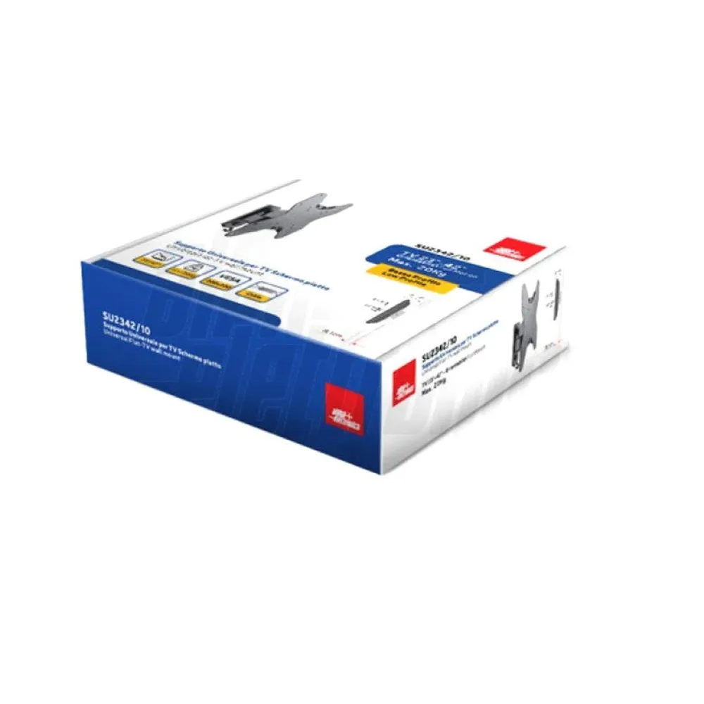 Supporto TV da Muro Orientabile 23 - 42 pollici acciaio vesa 200 portata 20kg easyclick
