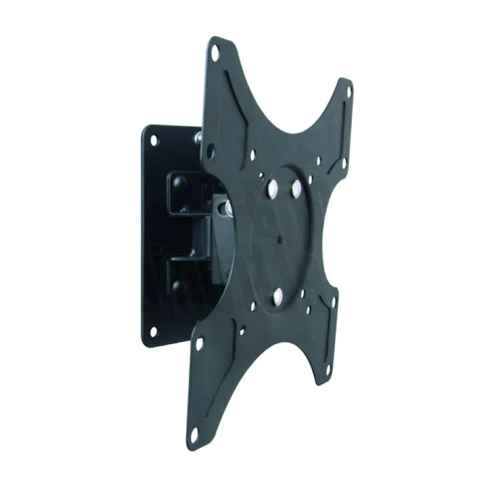 Supporto tv slim da muro orientabile 19 - 37 pollici acciaio vesa 200, portata 25kg