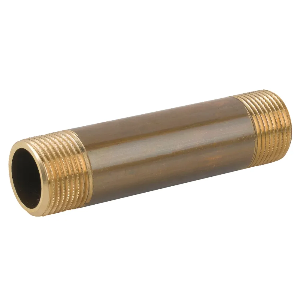 Tronchetto Ottone Giallo Maschio Maschio Filetto Corto Serie 1500 3/8X 150 Pettinaroli