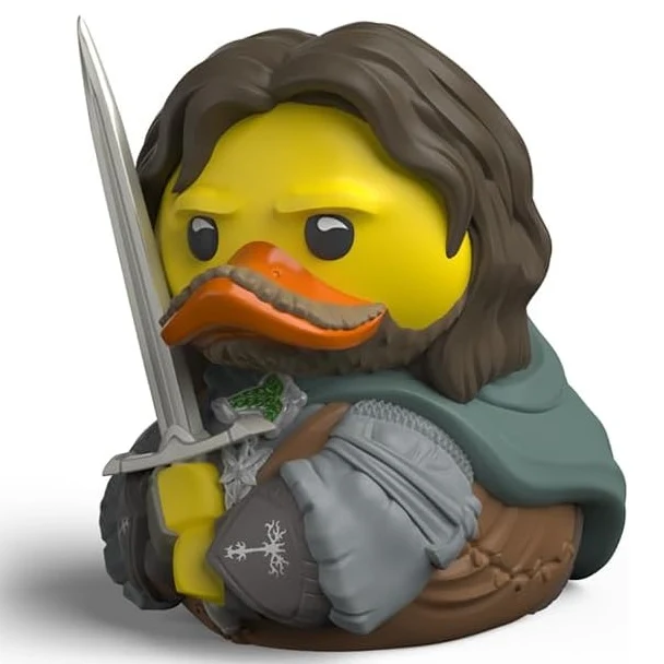 Tubbz (7) Lord Rings "Aragorn" Paperella Figure Duck Signore Degli Anelli