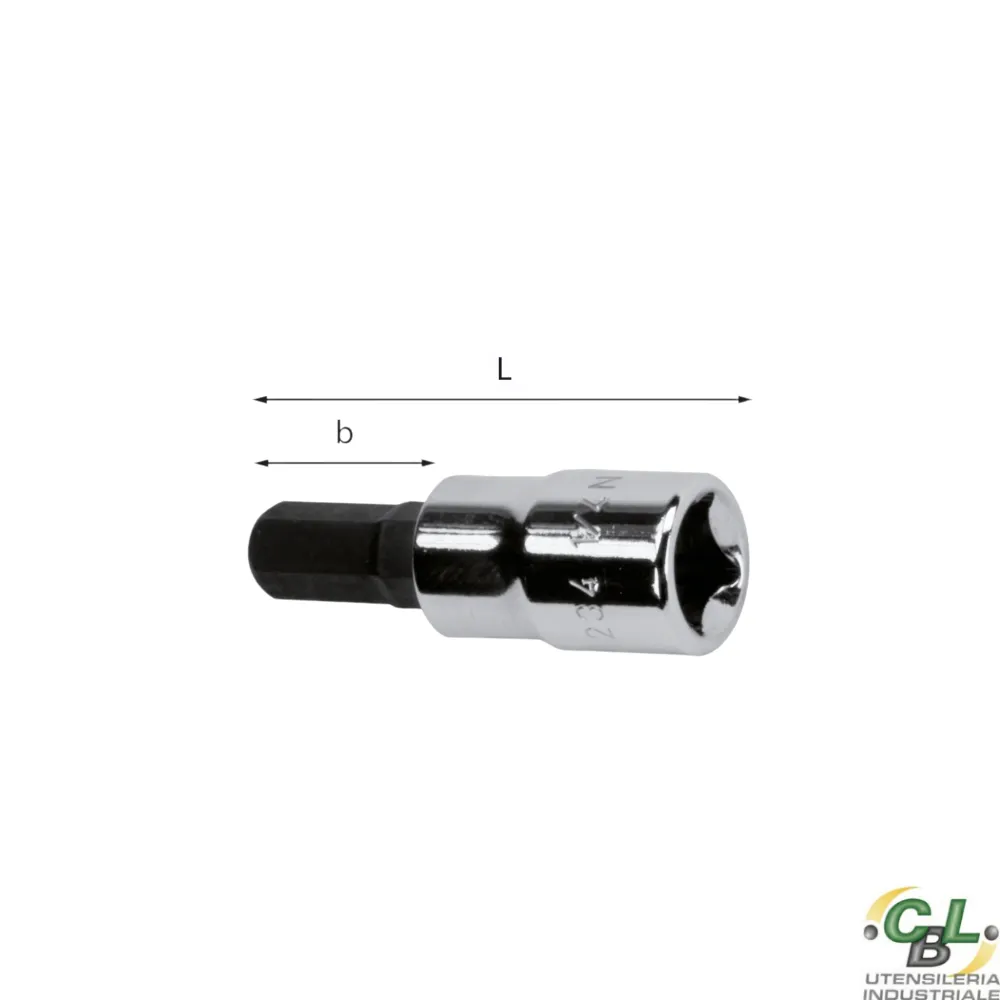 USAG CHIAVE BUSSOLA PER VITI CON ESAGONO INCASSATO 234 1/2 n.8