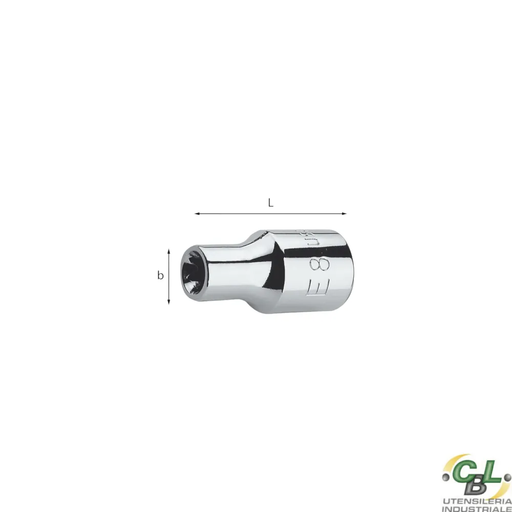USAG CHIAVE BUSSOLA TORX 235 1/2" NTX N°E16