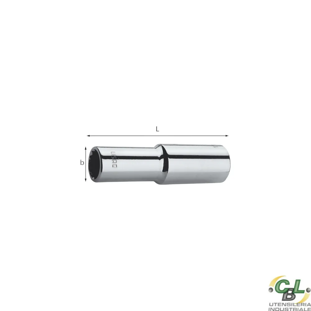 USAG CHIAVI BUSSOLA LUNGHE CON BOCCA POLIGONALE 235 1/2" LN 27 mm
