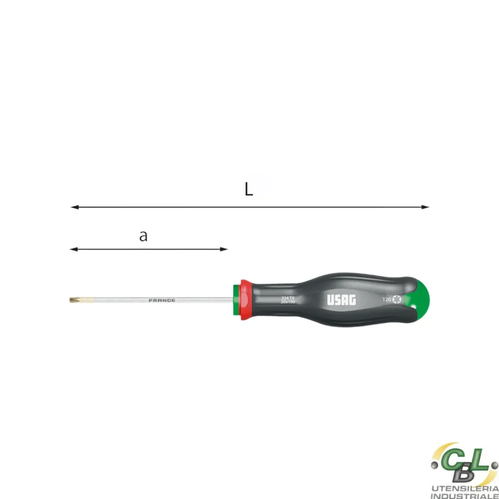 USAG GIRAVITE PER VITI CON IMPRONTA TORX 324 T7x50x145 mm