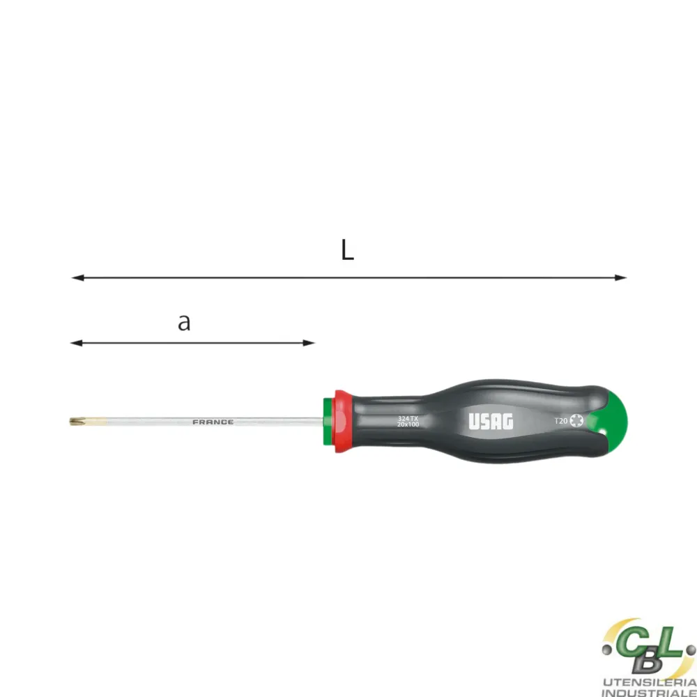 USAG GIRAVITE PER VITI CON IMPRONTA TORX 324 T27x100x220 mm
