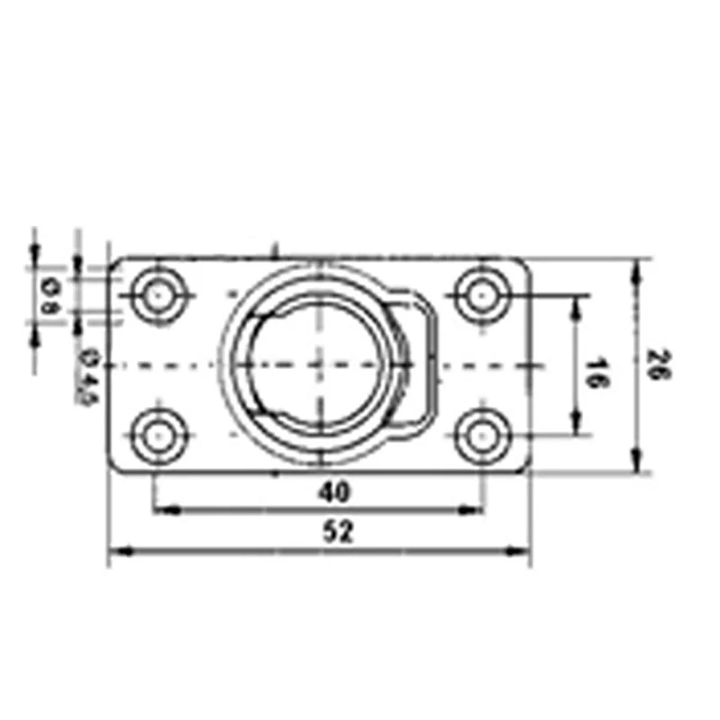 Uscita scatola PVC 45° - ingresso diametro 10 mm - uscita esagonale 7 mm - lunghezza 300 mm