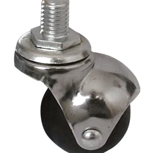 Utilia RUOTA GIREVOLE PER MOBILI CUFFIA CROMATA mm. 50-perno M8x15