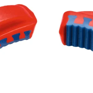 KNIPEX Ganasce di ricambio plastica bicomponente, 2 paia, Lunghezza complessiva: 250 mm