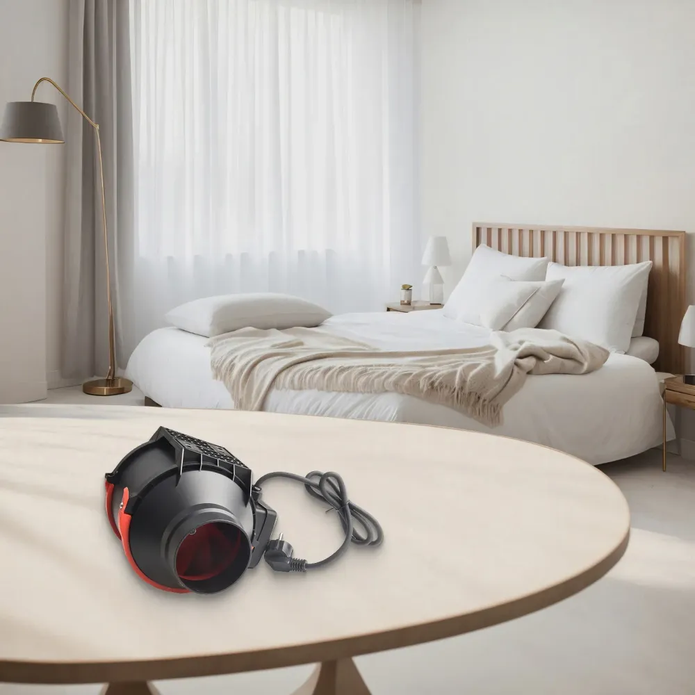 Ventilatore Estrattore Linea da 100 mm con Controllo della Velocità Variabile per Sistemi HVAC Domestici