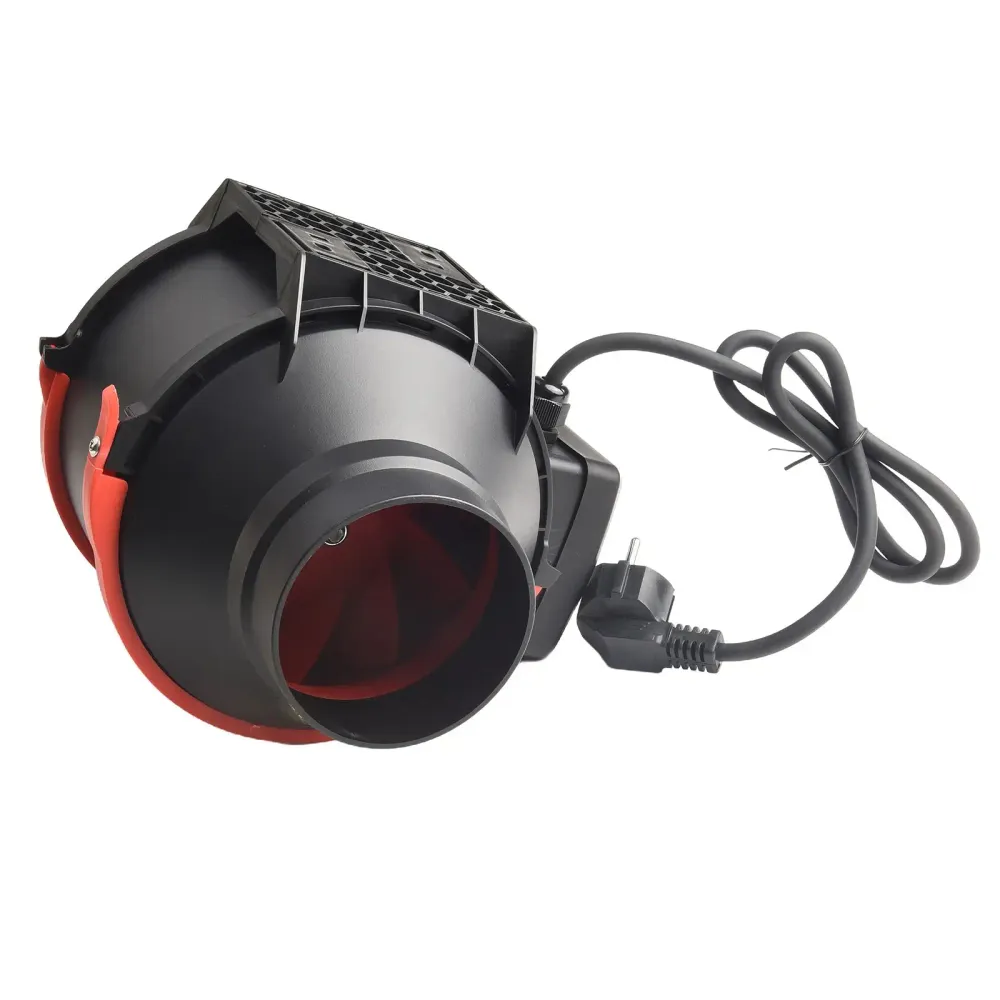 Ventilatore Estrattore Linea da 100 mm con Controllo della Velocità Variabile per Sistemi HVAC Domestici
