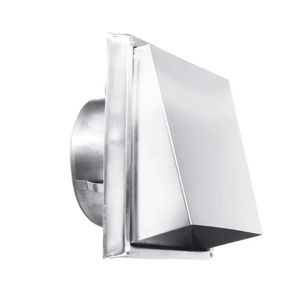 Copertura di scarico per griglia di ventilazione metallo di acciaio inossidabile 304, uscita da 125 mm, cappuccio impermea...