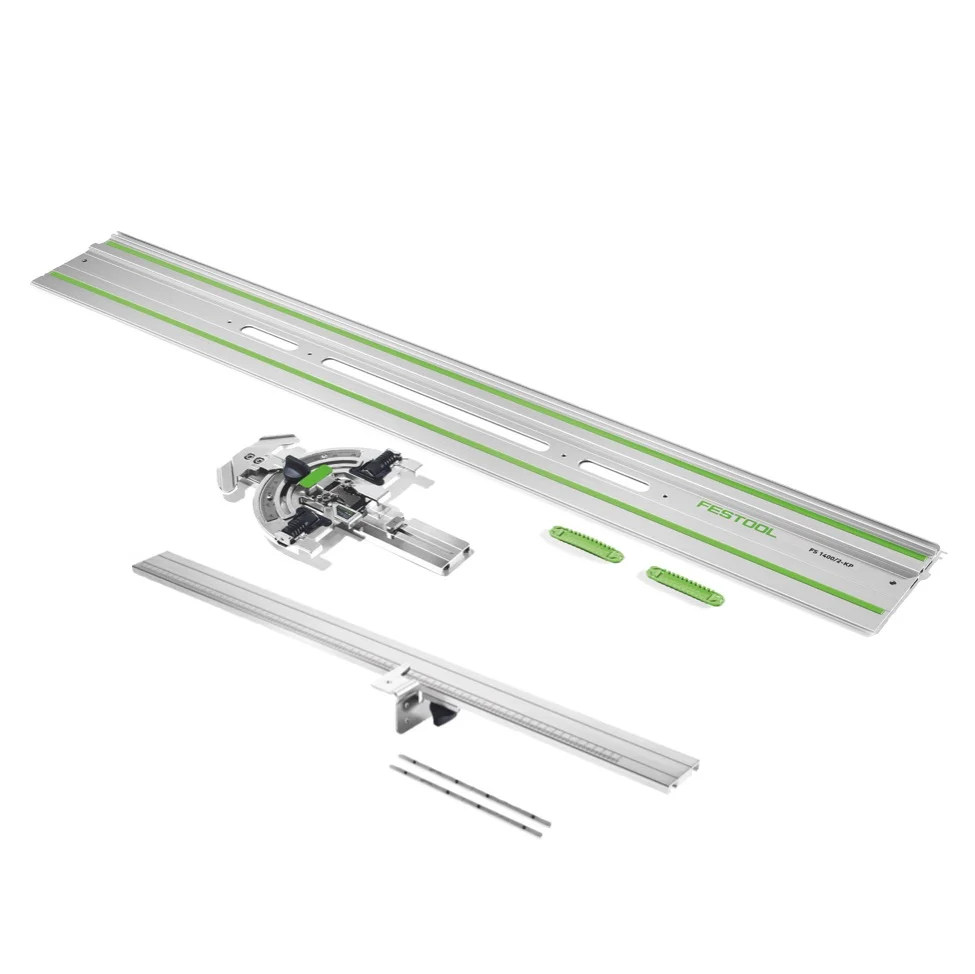 Guida angolare Festool FS-WA per guida FS/2 taglio 60º + prolunga FS-WA-VL + guida FS 1400/2-KP 1400 mm
